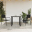 Aldarcie 2 - Person Wicker Patio Dining Set with Rectangular Table