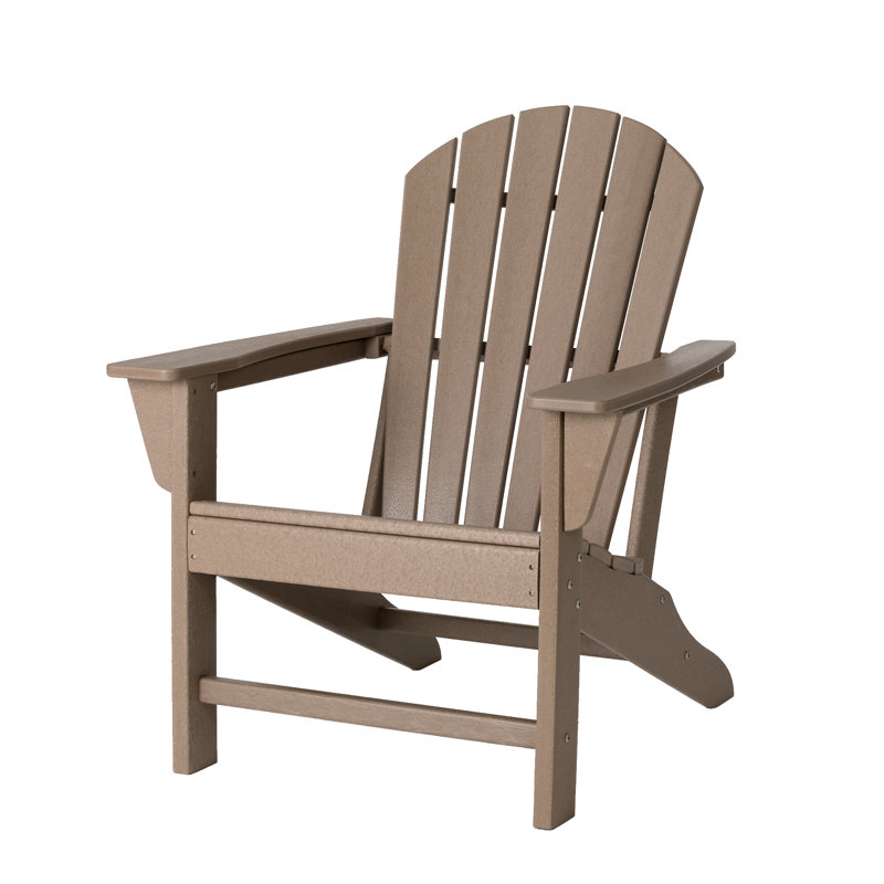 Chaise Adirondack d'extérieur Muirhead, Brun