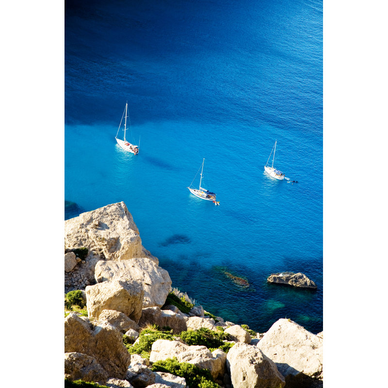 Summer On The Ocean by AnnettVauteck - Wrapped Canvas Print, 76cm H x 51cm W