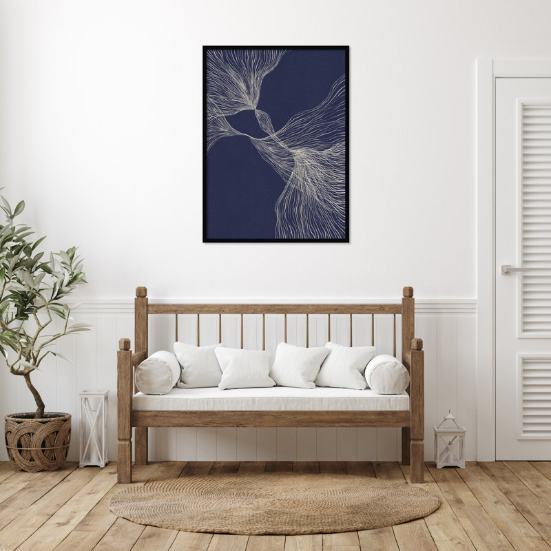 Interaction 1 by Alisa Galitsyna, Black, 41" H x 31" W x 1" D