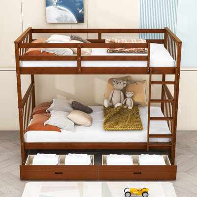 Dorethea 2 Drawer Standard Bunk Bed by Harriet Bee
