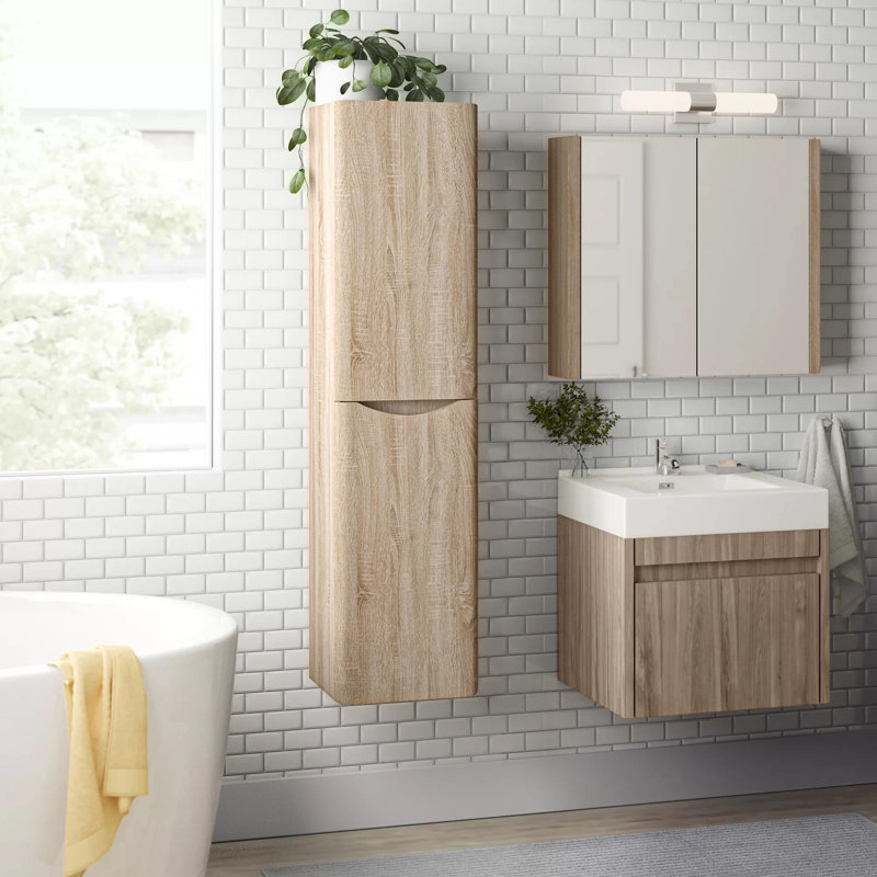 Stanhope Linen Cabinet, Light Oak