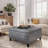 Pirja Faux Leather Ottoman-686220642