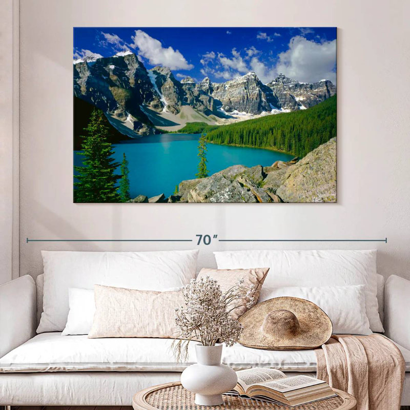 Alvord Enchanting Banff Landscape, H 34 po x l 51 po