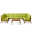 Ensemble de conversation modulaire avec coussins 9 pièces Caernarfon-99366938