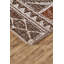 Tapis brun en laine touffeté à la main à motif géométrique Marlborough-29235022