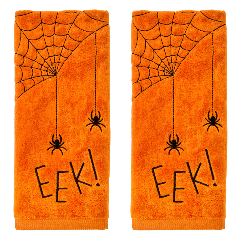 EEK EMBROIDERED HAND-ORANGE, Orange