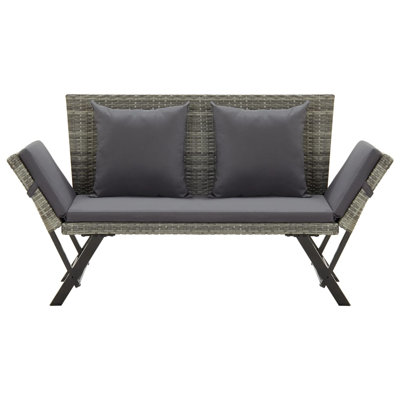 Banc de jardin en acier Eltje