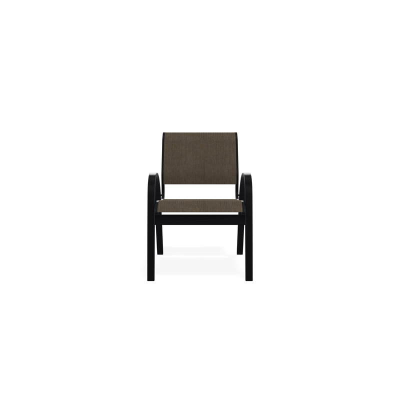 Aruba II Outdoor Dining Chair, Kora, Black