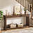 63-inch Solid Wood Console Table With 2-tier Storage, Farmhouse Entryway Table, Rectangular Long Sofa Table Behind Couch For Entryway, Hallway, Living Room, Entrance