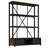 3-Shelf Metal Bookcase With Drawers For Home Office, Open Bookcase, Vintage Industrial Style Bookcase With LED-389553092
