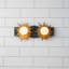 Soleil 2 Light Gold And Zinc Bath Vanity Light Star Shape-600823790