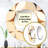 Geometric Harmony - Geometric  Decorative Mirror, Brown Round Wall Mirror, Printed Metal Art-99625012