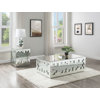 Priston Glam Mirrored and Faux Crystals End Table