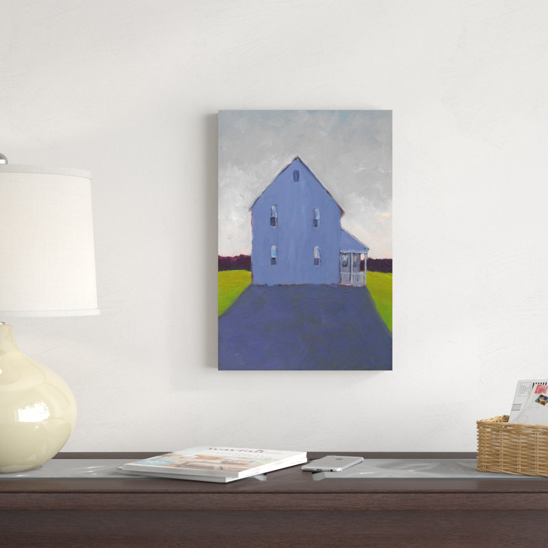 Structure Bucolique Structure par Carol Young - peinture sur toile tendue, H 18 po x l 12 po