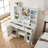 White Makeup Vanity Set