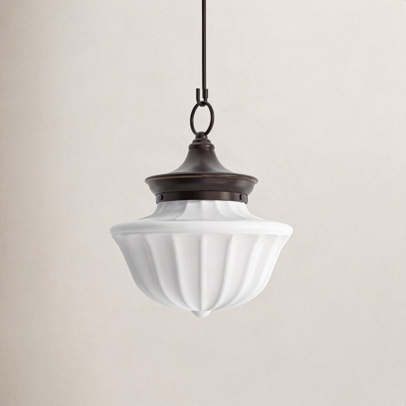 Maisie 1 - Light Single Pendant, Old Bronze, 68.75" H x 12" W