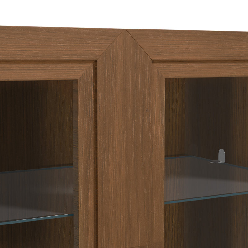 Solid Wood Accent Storage Cabinet, 31" H x 31" W x 16" D , White