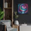 «Moon World 2» par Rey Klimt, art mural en métal, 24 po x 24 po-46159425