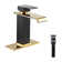 Single Hole Faucet Single-handle Waterfall Bathroom Faucet with Drain Assembly