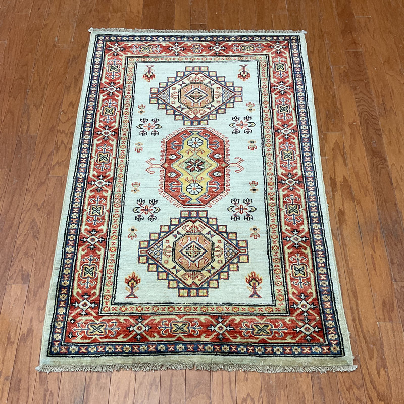  Tapis en laine fait à la main Kazak