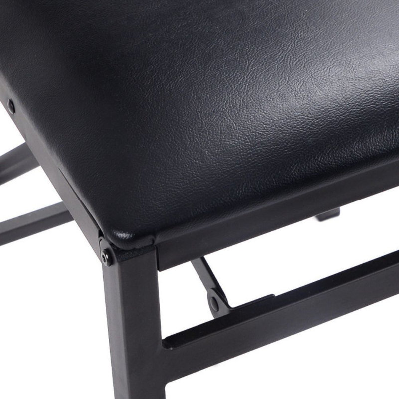 Set Of 2 Metal Folding Dining Chair With Space Saving Design