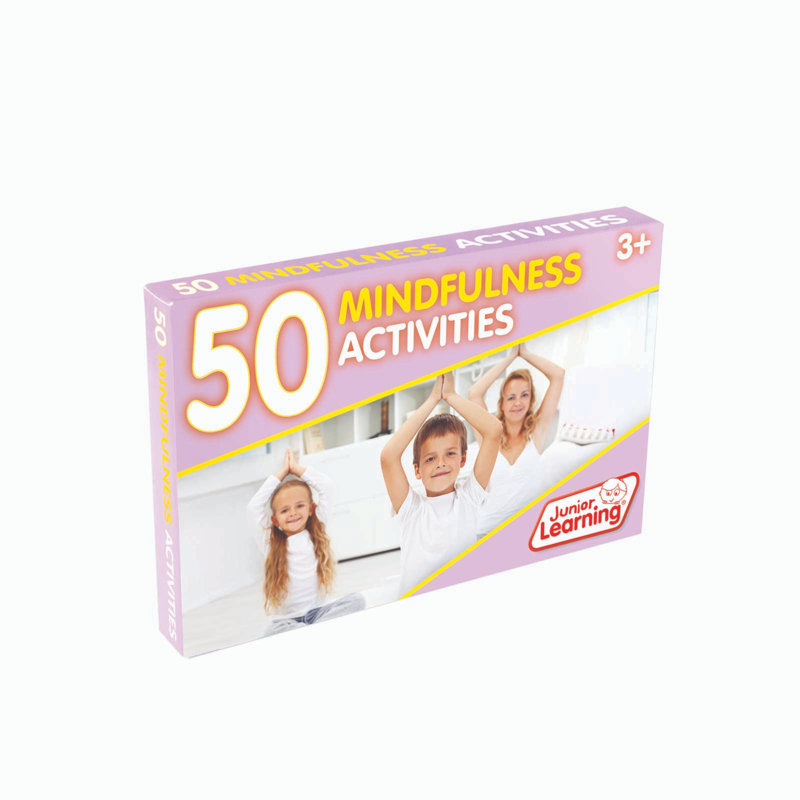 Junior Learning 50 Mindfulness Activity Cards for Kids Ages 3+
