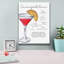  «Cosmopolitan Recipe» par Susan Ball, art mural sur toile, 12 po x 16 po
