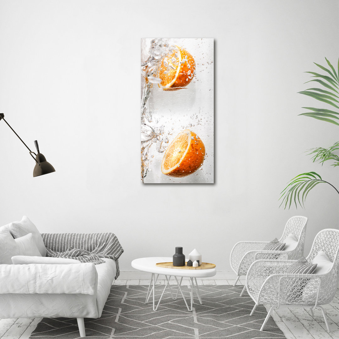 Orangen - Kunstdrucke auf Leinwand - Wrapped Canvas