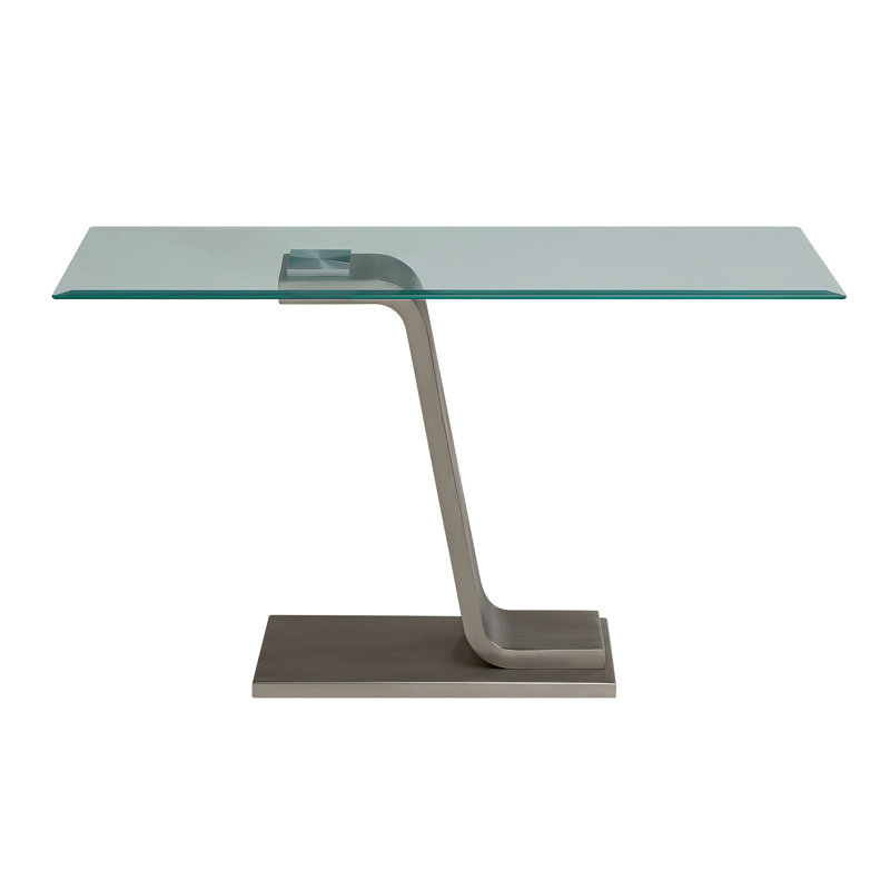 Kronis 48'' Glass Top Console Table