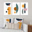 Ensemble de 3 pièces d'art moderne géométrique Mid-Century-1841703505