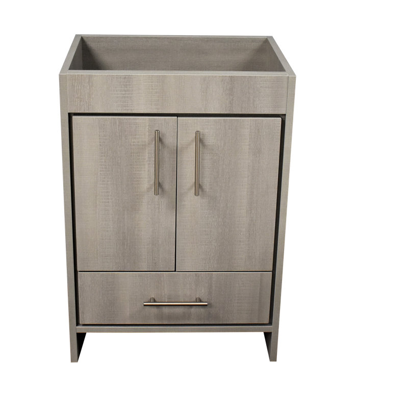 Base de meuble-lavabo simple 29 po Volpa, Gris patiné