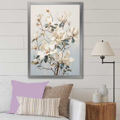 «Magnolias Beauty Blossums», impression sur toile