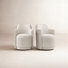 Marbella 19" Seat Height Upholstered Fully Assembled Swivel Dining Armchair