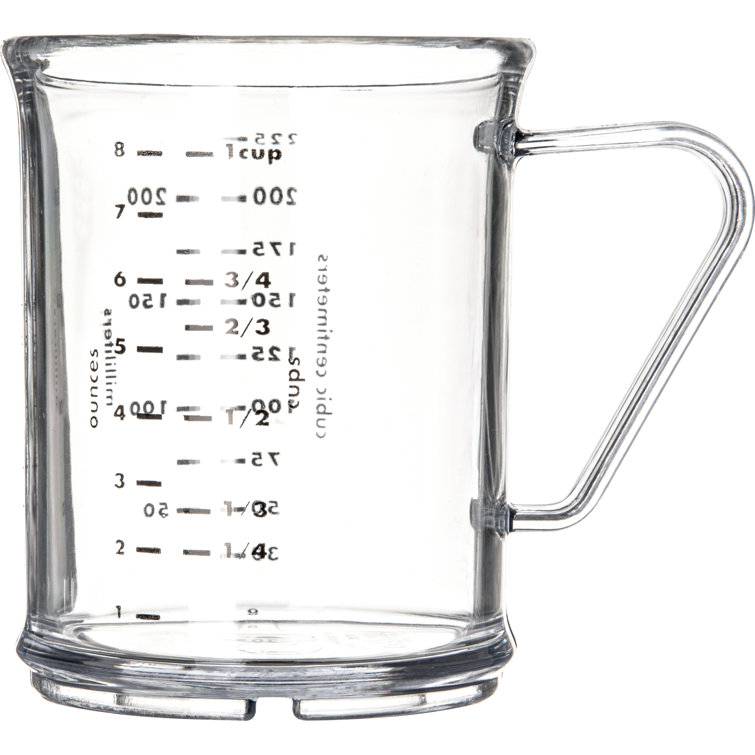 Carlisle Food Service Products 1-Cup Plastic Measuring Cup - Wayfair Canada