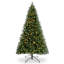 New 900 Warm White Lights，9FT Pre-Lit Spruce Christmas Tree