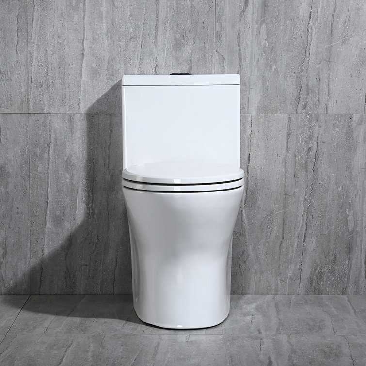 Toilette compacte compacte d'une pièce 1,28 GPF (siège inclus)