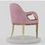 Fauteuil en velours Absar