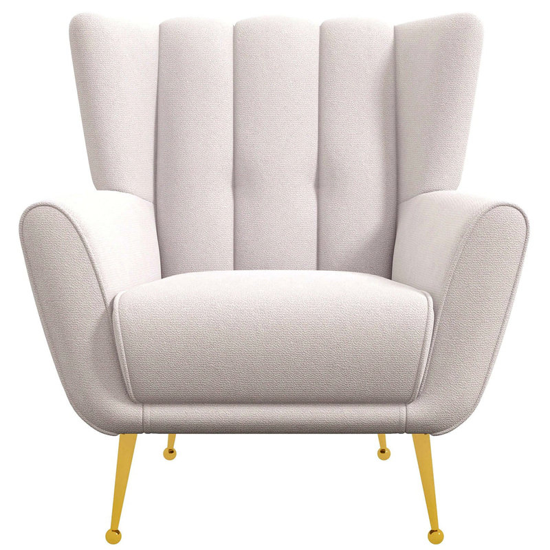 Fauteuil capitonné large de 34,59 po Lewyn