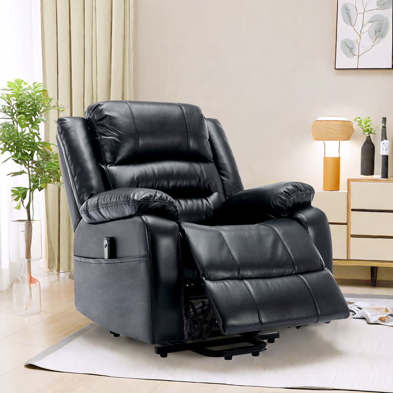 Fauteuil inclinable Agnethe, Noir