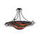 Metro Fusion 3 - Light Semi Flush Mount