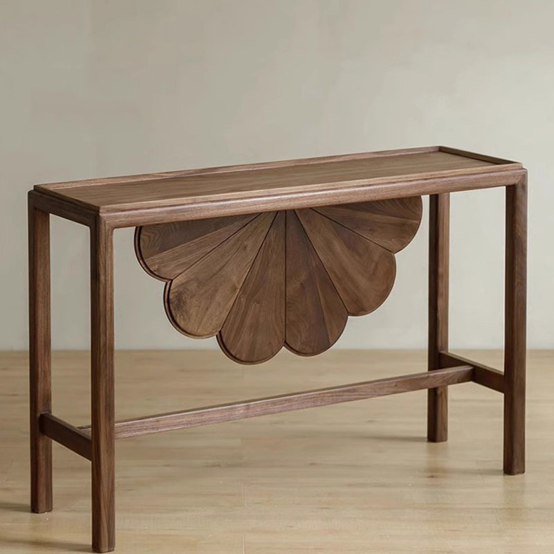 Nouvelle table de véranda en bois massif de style chinois