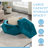 Blue Velvet Polygon Diamond , Versatile Footrest, Seating And Storage, 34"L X 30.5"W 13.5"H, Organize Your Clothing In Living Room Storage Comfortable Footrest Seating,  For Dressing Organization-1648209525