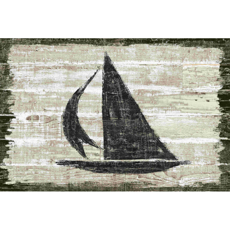 «Driftwood Coast II» par Sue Schlabach - peinture sur toile tendue, H 8 po x l 12 po, Non, Toile tendue