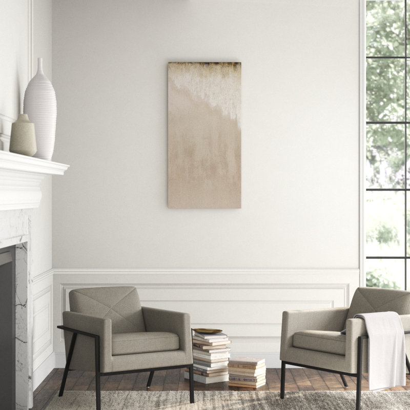 White Etoile II Print by Beverly Fuller, Hand Painting With Glitter