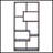 8-Shelf Geometric Bookcase-995187898