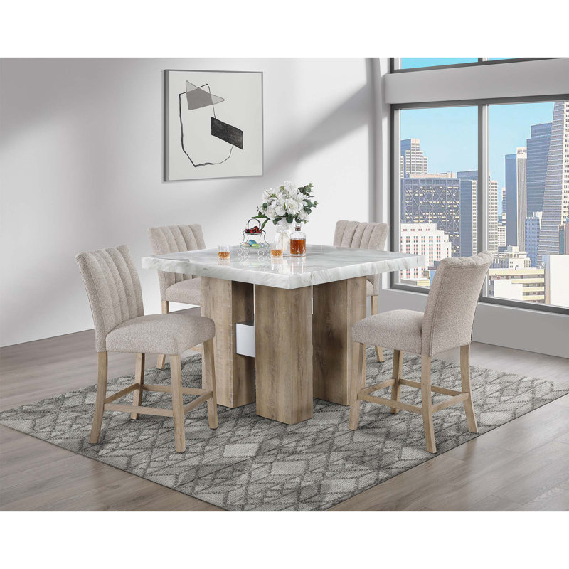 Bar Table And Bar Stools Set