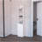White Linen Cabinet With 1-Door-1845206984