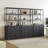 Cesiro 70.8'' H X 34.6'' W 5-Tier Storage Bookcase With Adjustable Shelves-1537905095