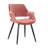 Shelton Velvet Dining Chair with Metal Legs-1594125534